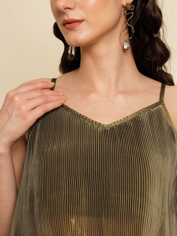 Ombre Pleated Co-ord Set