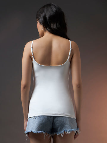Padded Camisole Top - White