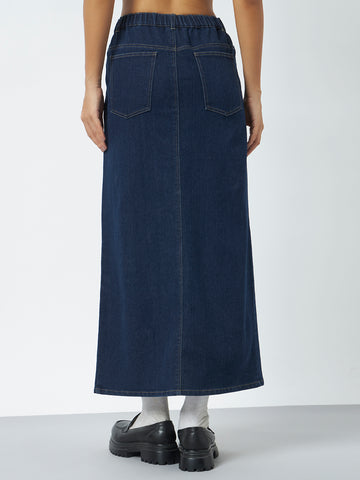 Trend Arrest Denim Maxi Skirt