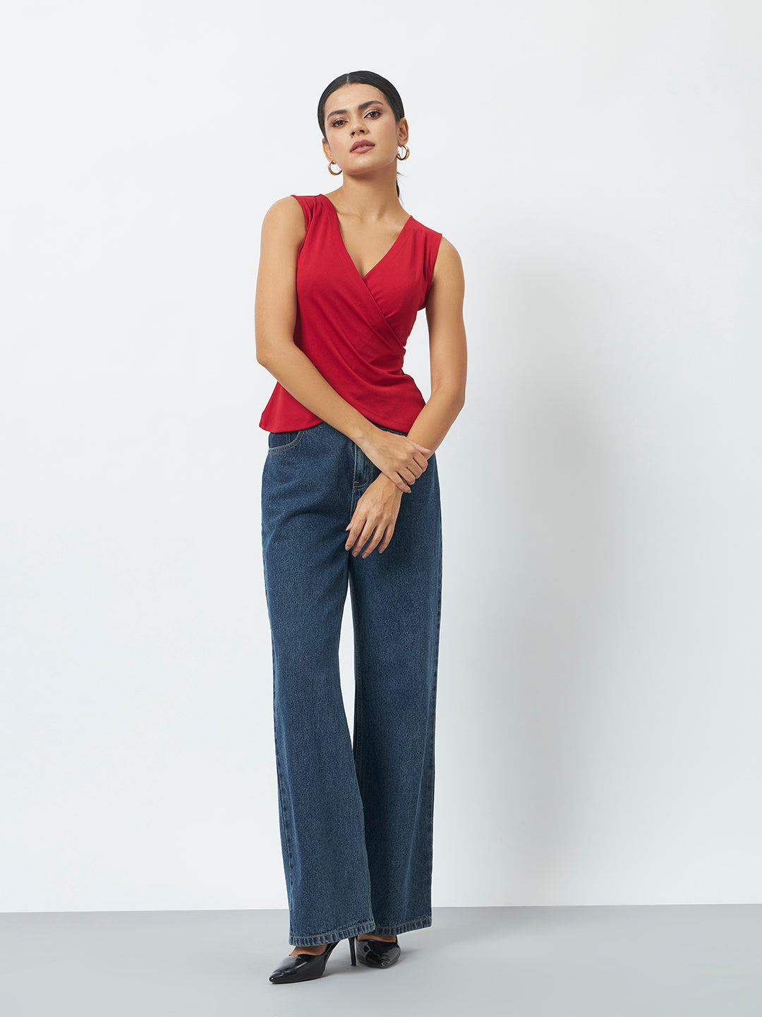 Riviera Cross Top - Red
