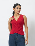 Trend Arrest Women Riviera Cross Top - Red