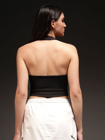 Trend Arrest Women Wrap Halter Top