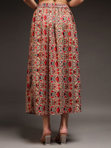 Trend Arrest Women High-Slit Maxi Skirt