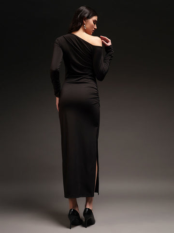 Trend Arrest Women One Shoulder Maxi Dress