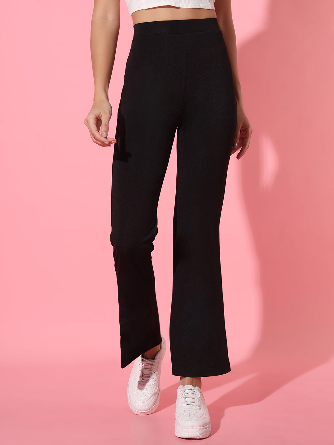 Black Bell Bottom Pants