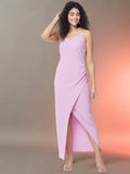 Split Thigh Maxi Dress - Lilac