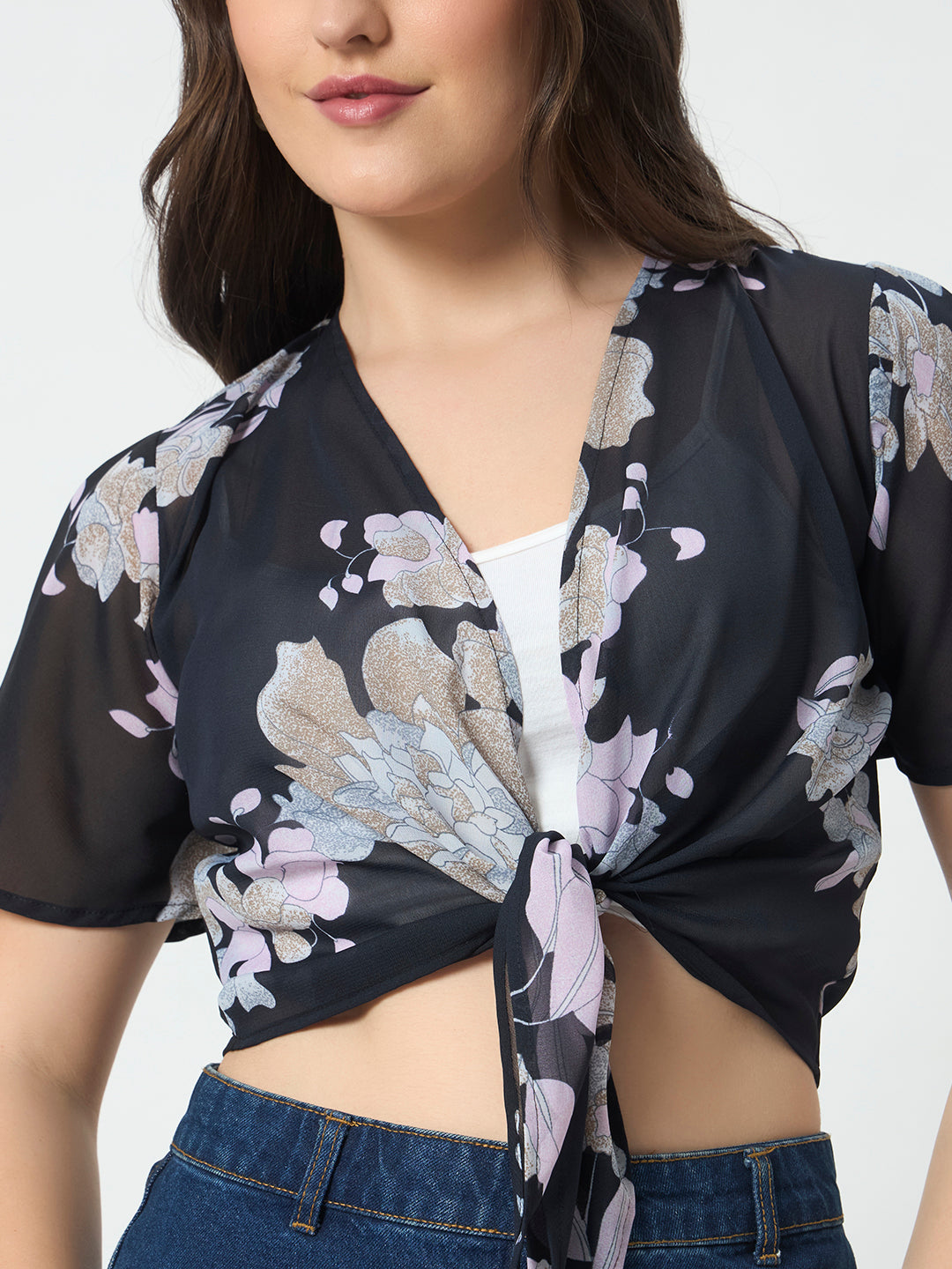 Waterfall Shrug - Blue
