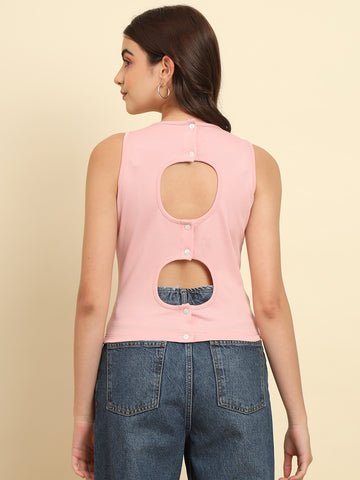 Back Cut Out Top