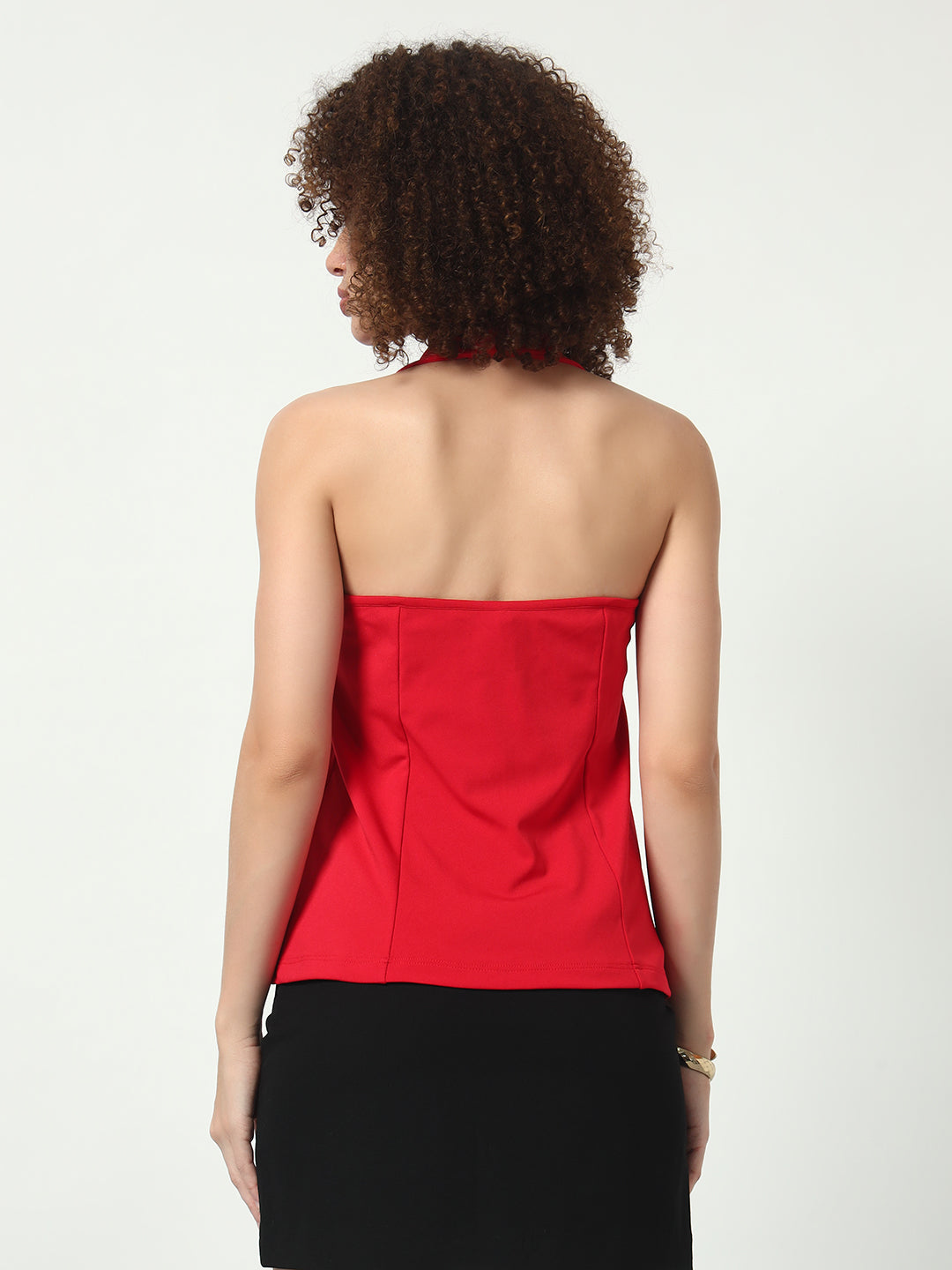 Edge Halter Top - Red