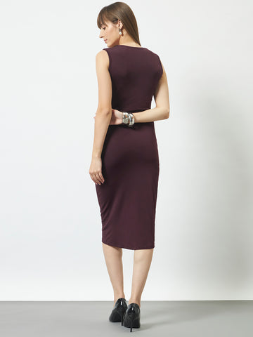Wrap Around Midi Dress