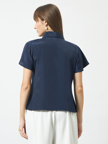 Trend Arrest Shirt Style Overlap Top