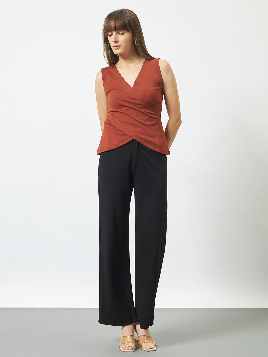 Riviera Cross Top - Rust