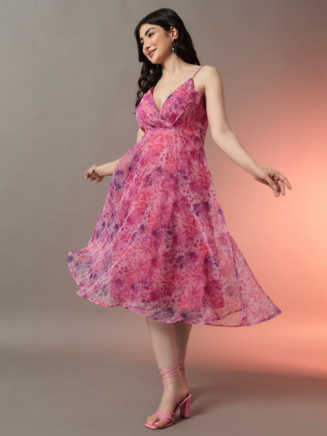 Fairy Floral Light & Flowy Printed Dress