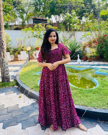 Printed Maxi Dress