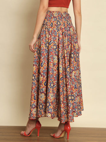Printed Palazzo Pants - Multi