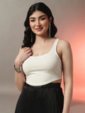 Corset Style Top - Off White