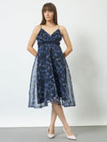 Fairy Floral Light & Flowy Printed Dress - Blue