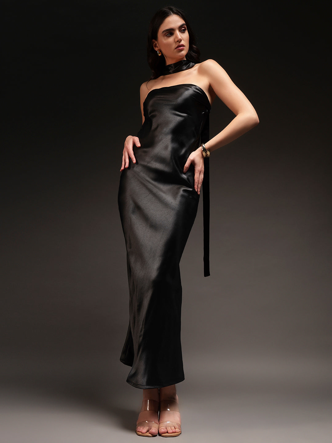 Trend Arrest Women Scarf Maxi Dress