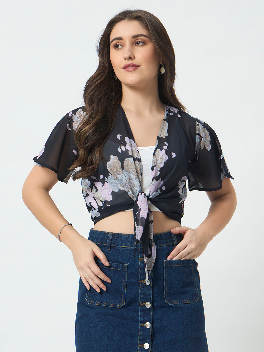 Waterfall Shrug - Blue