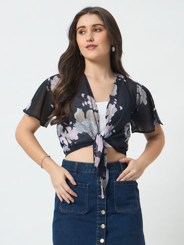 Waterfall Shrug - Blue