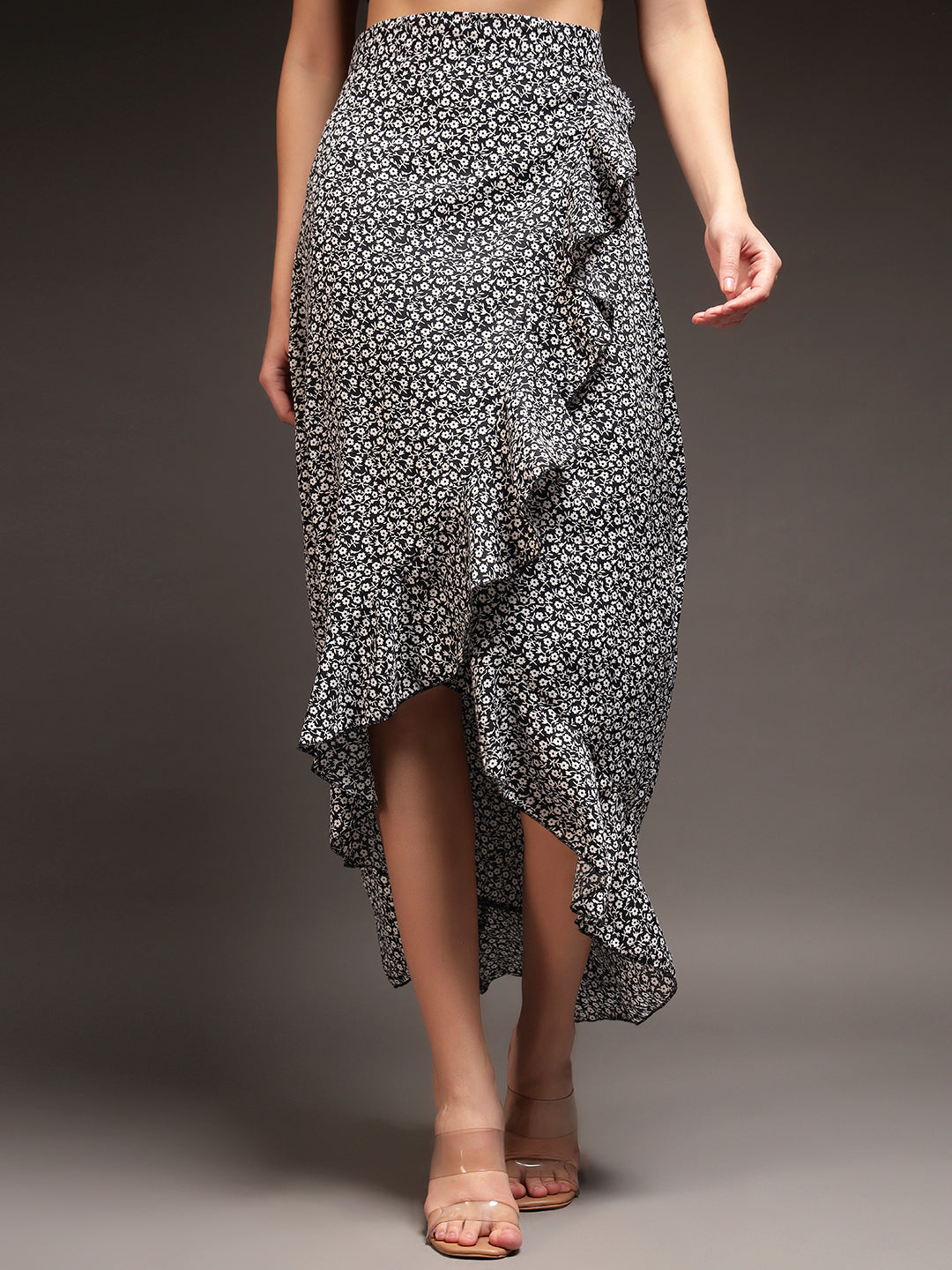 Trend Arrest Women Wrap Around Tie-Up Skirt