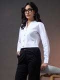 Solid Formal Shirt - White