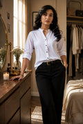 Solid Formal Shirt - White