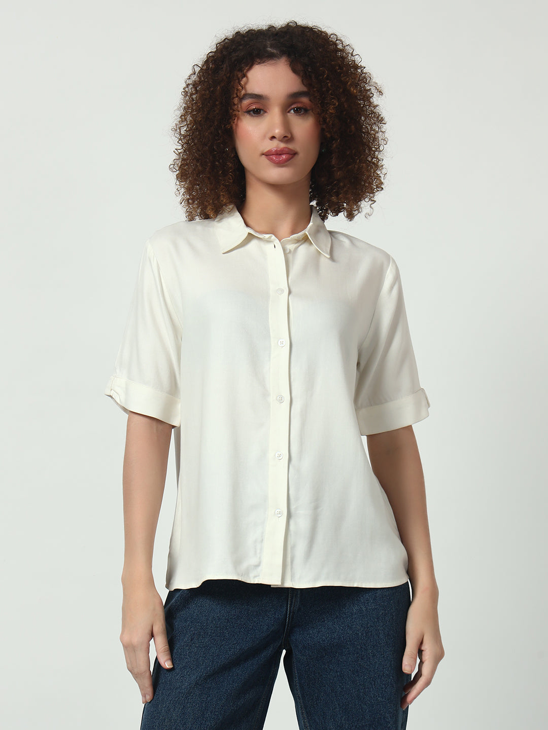 Zulu Collared Shirt - Off White