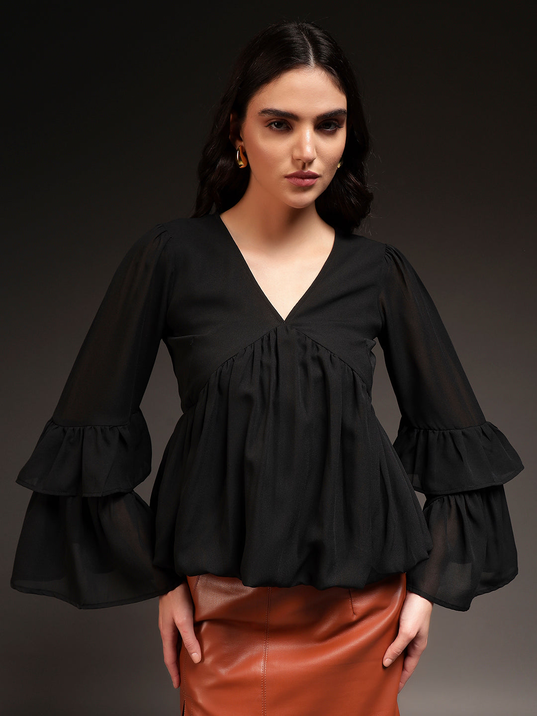 Trend Arrest Women Bloom Ruffle Top