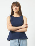 Trend Arrest Women Sculpt Top - Navy