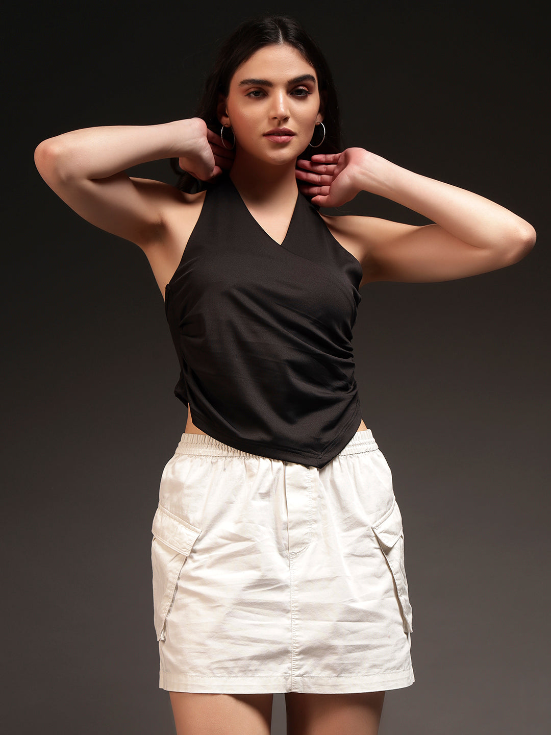 Trend Arrest Women Wrap Halter Top