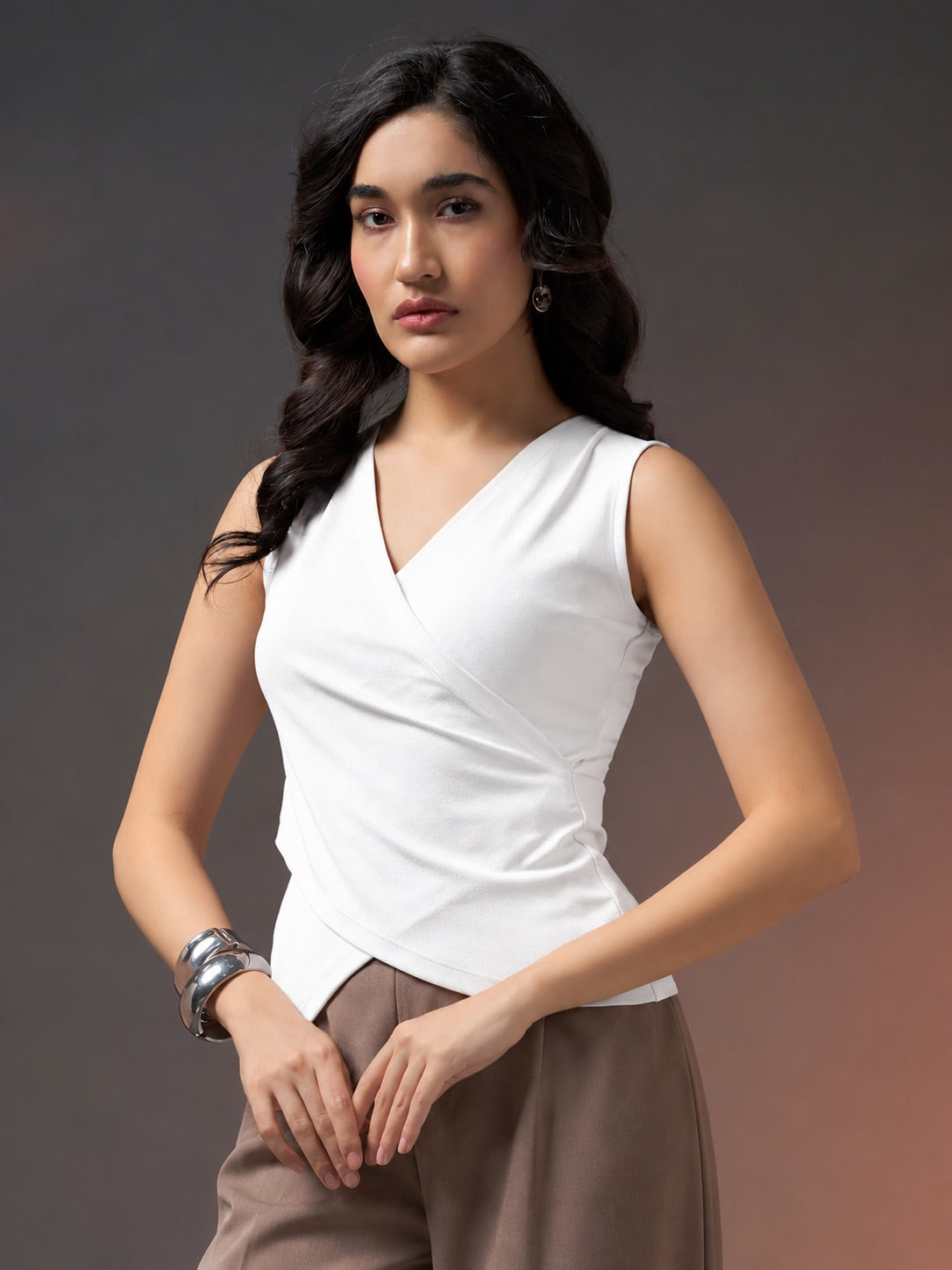 Riviera Cross Top - Off White