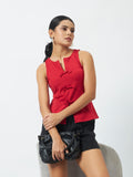 Bow Front Sleeveless Top