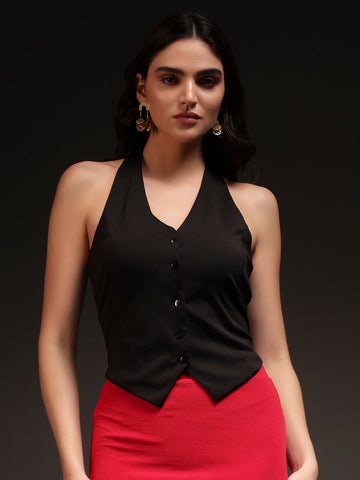 Trend Arrest Women V-Neck Waistcoat