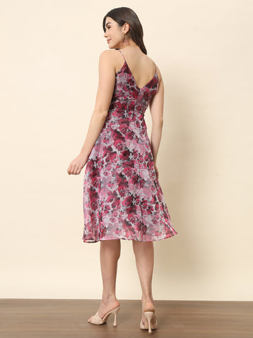 Fairy Floral Light & Flowy Printed Dress - Multi