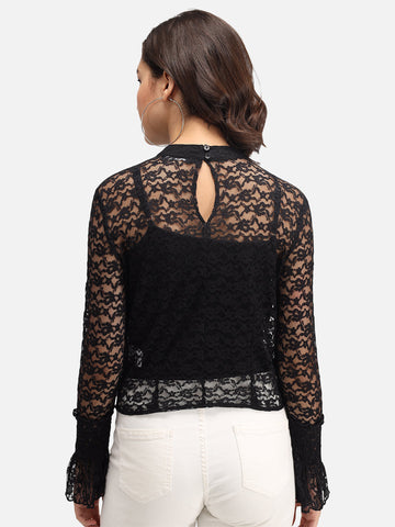 Sheer Lace Top