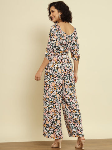 Multi Color Floral Printed Co-ord Set