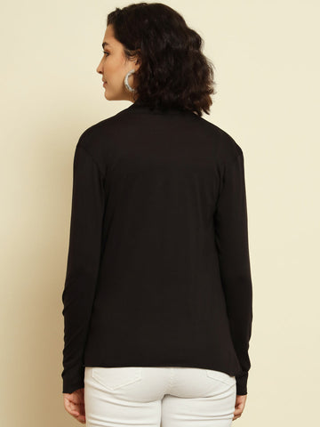 Women Black Shrug
