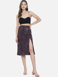 Sequin Party Skirt - Pink Blue