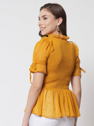 Mustard Dobby top