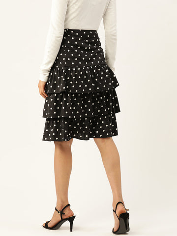 Polka Dot Frill Skirt