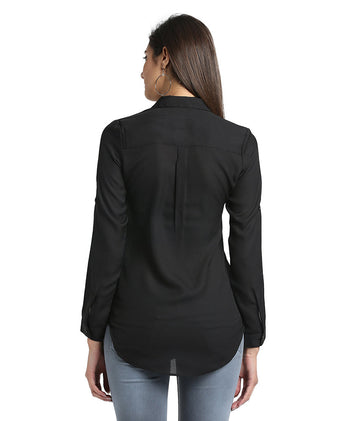 Solid Black Shirt
