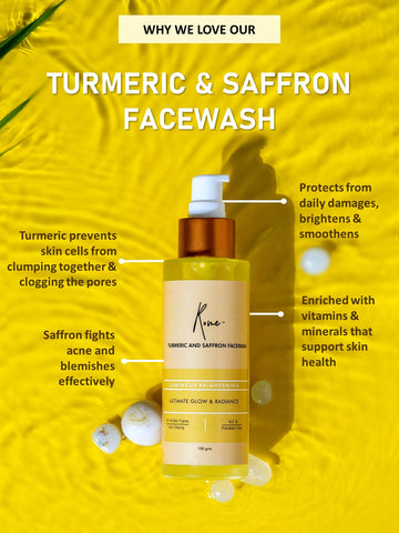 Turmeric And Saffron Face Wash