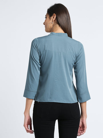 Lace Detail Formal Top