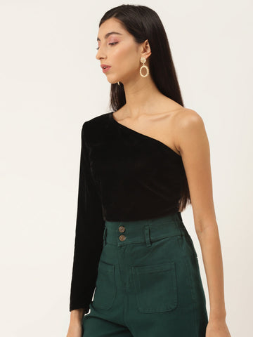 One shoulder top